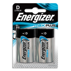 ENERGIZER Pile Max Plus D E95, pack de 2 piles